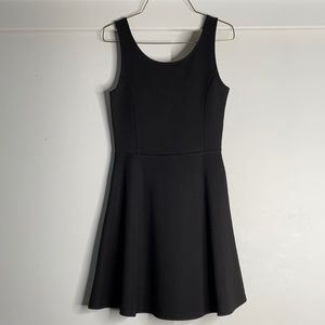 Sz 4 - black fit and flare dress - never worn